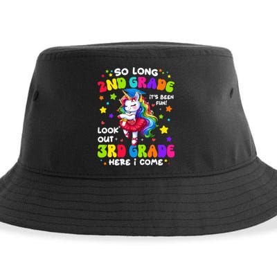 2nd Grade Graduation Girl 3rd Grade Here I Come Unicorn Grad  Sustainable Bucket Hat