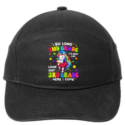 2nd Grade Graduation Girl 3rd Grade Here I Come Unicorn Grad  7-Panel Snapback Hat