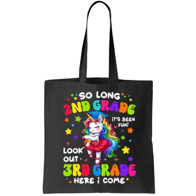 2nd Grade Graduation Girl 3rd Grade Here I Come Unicorn Grad  Bag