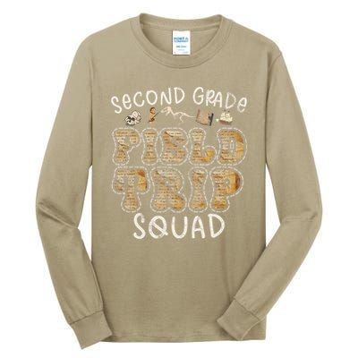 2nd Grade History Museum Field Trip Squad Teacher Student Tall Long Sleeve T-Shirt