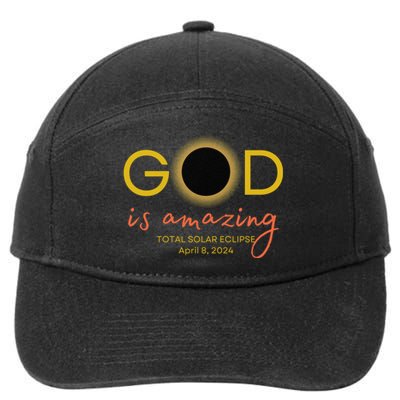 2024 God Is Amazing Christian Faith 7-Panel Snapback Hat