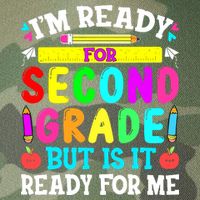 2nd Grade I'm Ready For Second Grade Back To School Legacy Tie Dye Trucker Hat