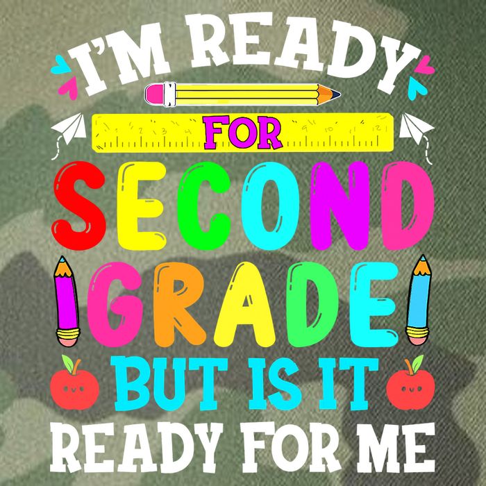2nd Grade I'm Ready For Second Grade Back To School Legacy Tie Dye Trucker Hat