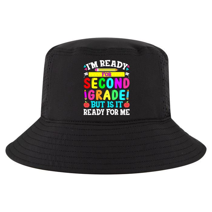 2nd Grade I'm Ready For Second Grade Back To School Cool Comfort Performance Bucket Hat