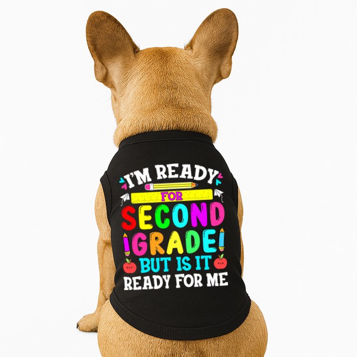 2nd Grade I'm Ready For Second Grade Back To School Doggie Tank