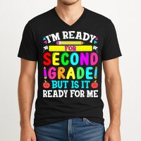 2nd Grade I'm Ready For Second Grade Back To School V-Neck T-Shirt
