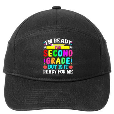 2nd Grade I'm Ready For Second Grade Back To School 7-Panel Snapback Hat