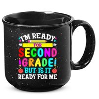 2nd Grade I'm Ready For Second Grade Back To School 15oz Campfire Ceramic Mug