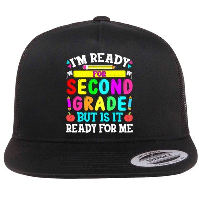 2nd Grade I'm Ready For Second Grade Back To School Flatbill Hat