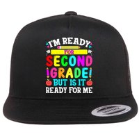 2nd Grade I'm Ready For Second Grade Back To School Flat Bill Trucker Hat
