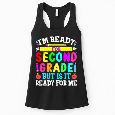 2nd Grade I'm Ready For Second Grade Back To School Womens Tank Top