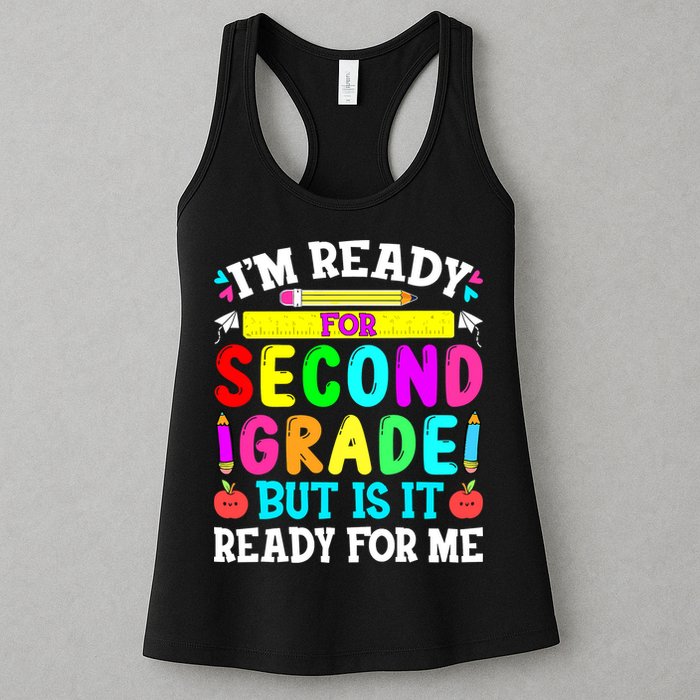 2nd Grade I'm Ready For Second Grade Back To School Womens Tank Top