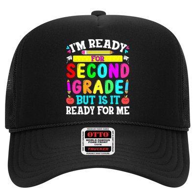 2nd Grade I'm Ready For Second Grade Back To School Trucker Hat