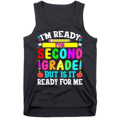 2nd Grade I'm Ready For Second Grade Back To School Tank Top