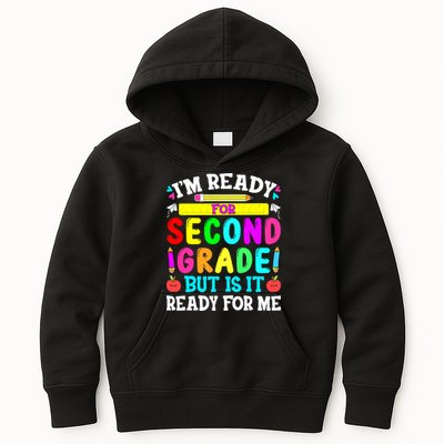 2nd Grade I'm Ready For Second Grade Back To School Kids Hoodie