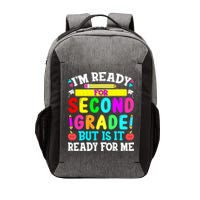 2nd Grade I'm Ready For Second Grade Back To School Vector Backpack
