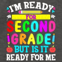 2nd Grade I'm Ready For Second Grade Back To School Vector Backpack