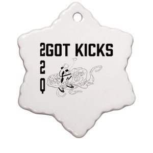 22q Got Kicks Spaceman Ceramic Star Ornament