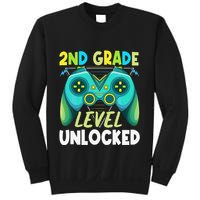 2nd Grade Level Unlocked First Day Back To School Sweatshirt