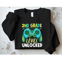 2nd Grade Level Unlocked First Day Back To School Sweatshirt