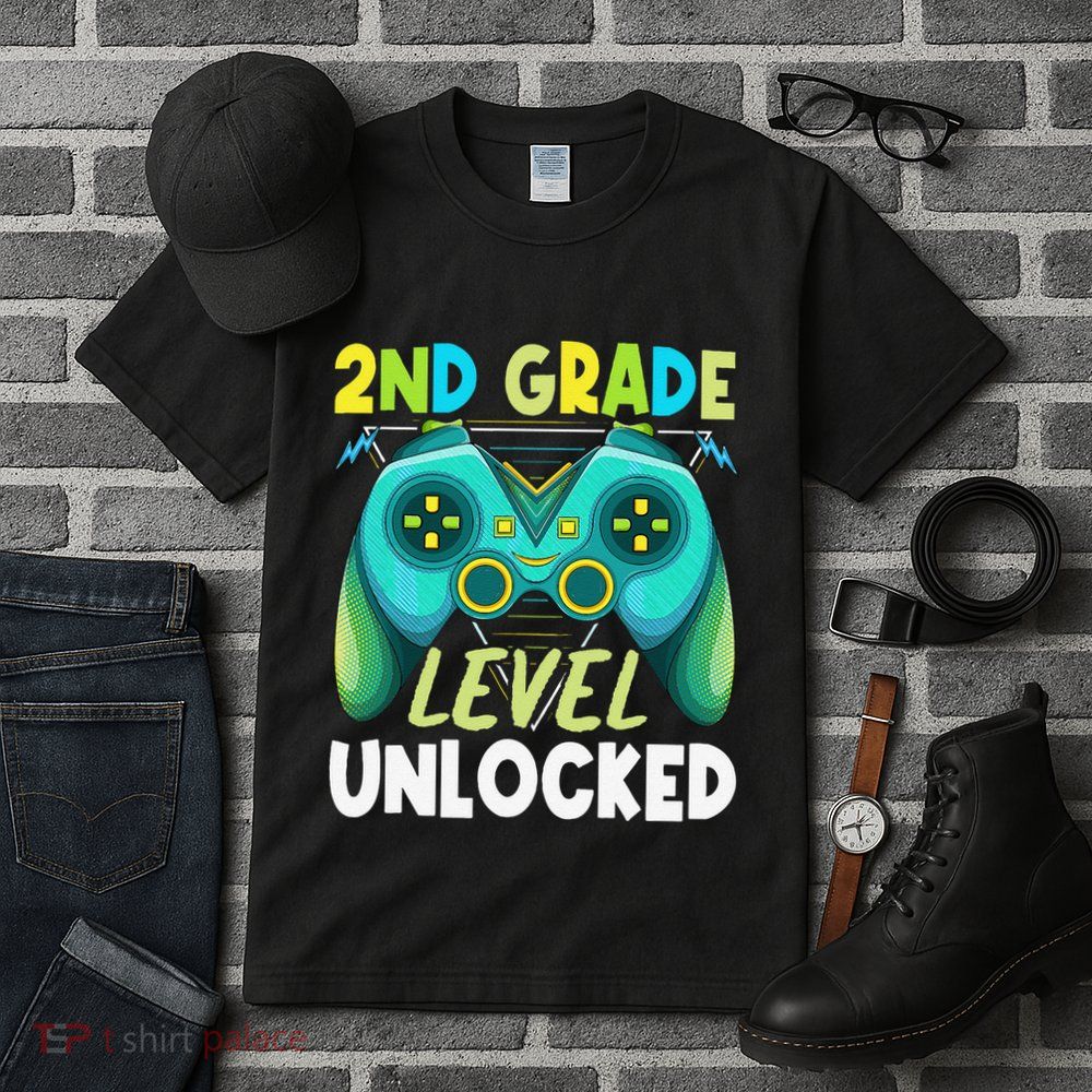 2nd Grade Level Unlocked First Day Back To School Tall T-Shirt