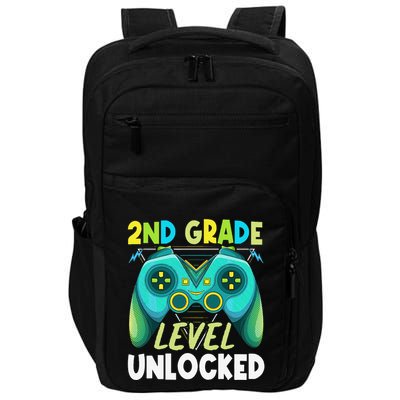 2nd Grade Level Unlocked First Day Back To School Impact Tech Backpack