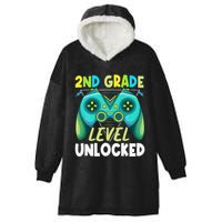 2nd Grade Level Unlocked First Day Back To School Hooded Wearable Blanket