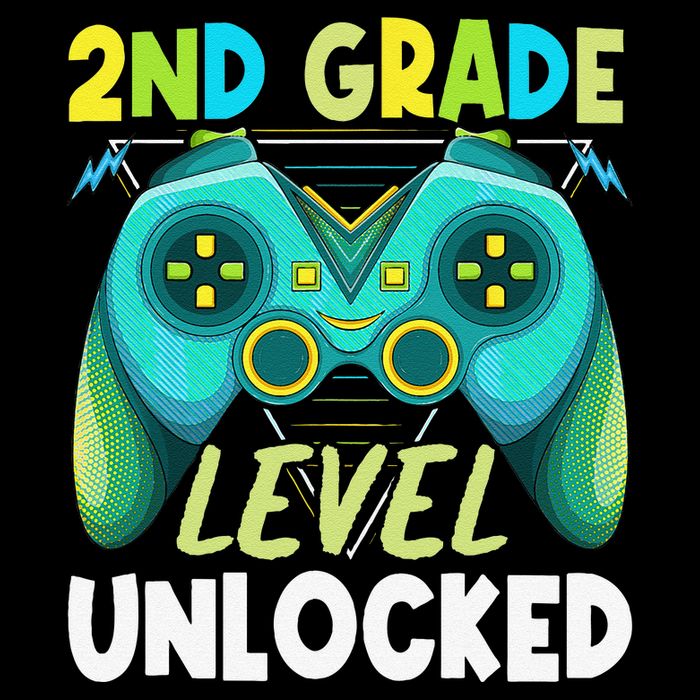 2nd Grade Level Unlocked First Day Back To School Drawstring Bag