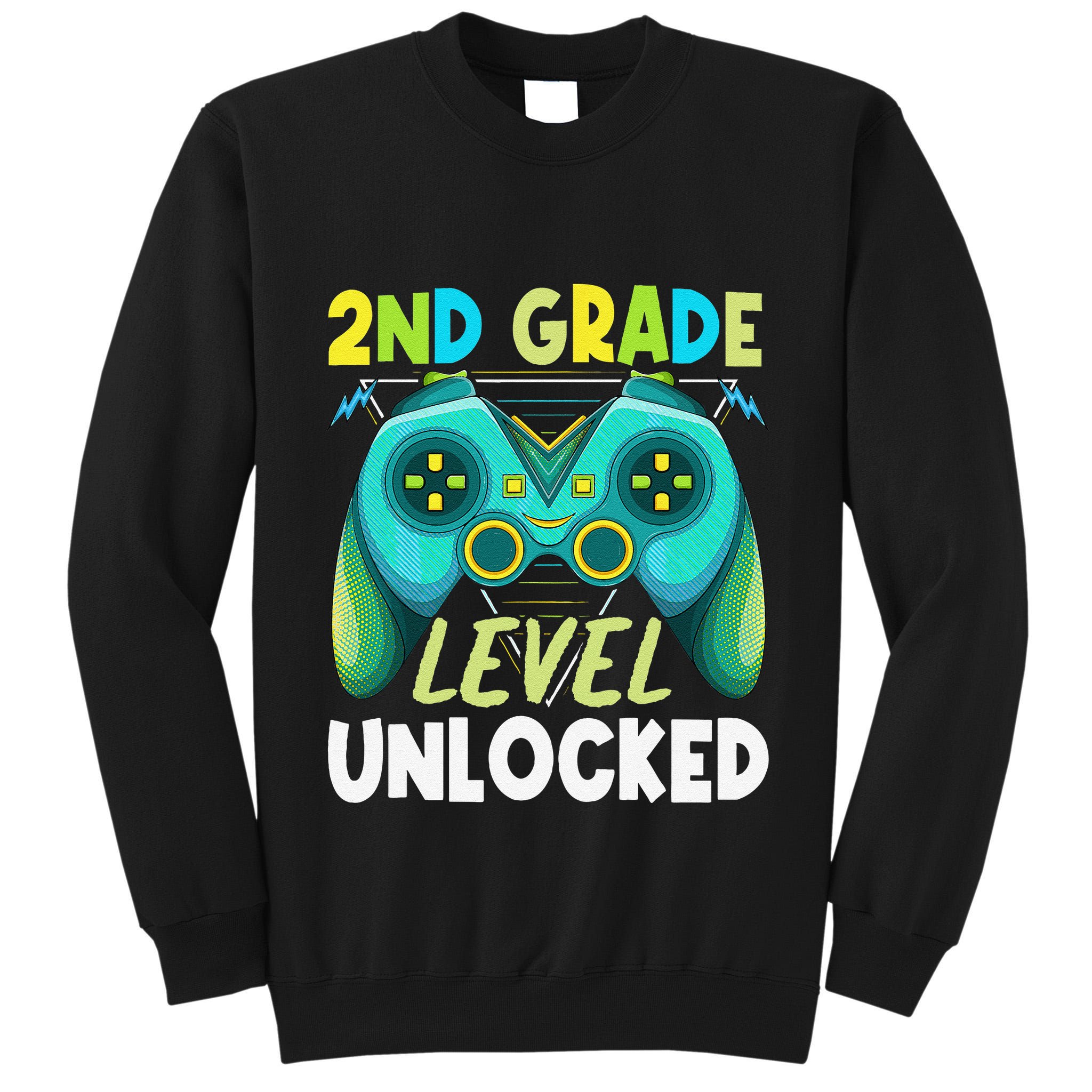 2nd Grade Level Unlocked First Day Back To School Tall Sweatshirt