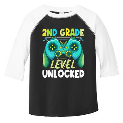 2nd Grade Level Unlocked First Day Back To School Toddler Fine Jersey T-Shirt