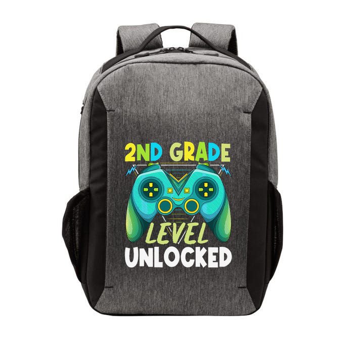 2nd Grade Level Unlocked First Day Back To School Vector Backpack
