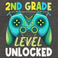 2nd Grade Level Unlocked First Day Back To School Vector Backpack