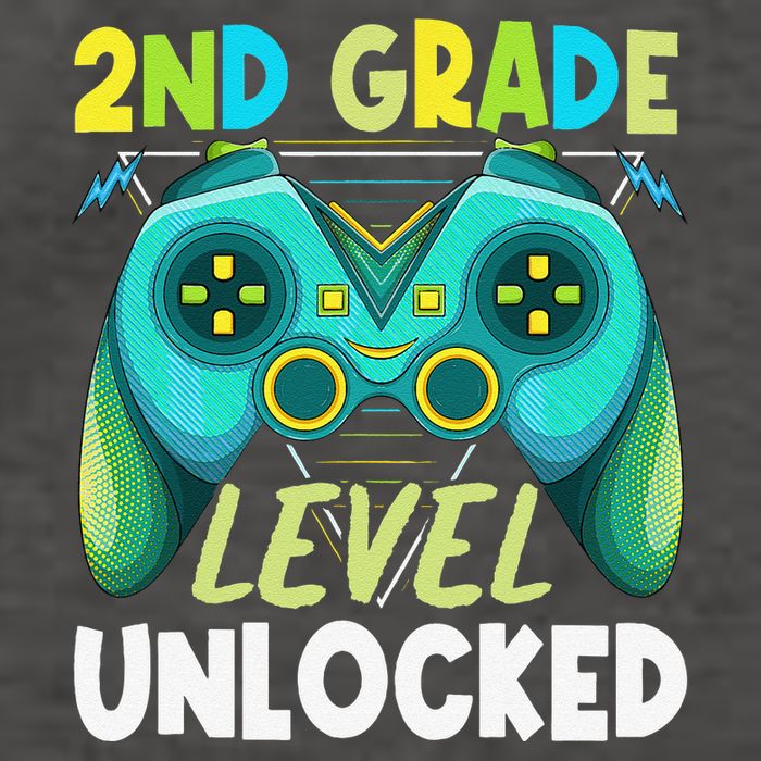 2nd Grade Level Unlocked First Day Back To School Vector Backpack