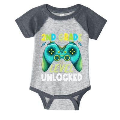 2nd Grade Level Unlocked First Day Back To School Infant Baby Jersey Bodysuit