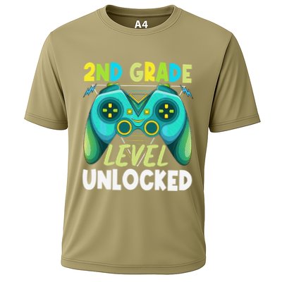 2nd Grade Level Unlocked First Day Back To School Performance Shirt