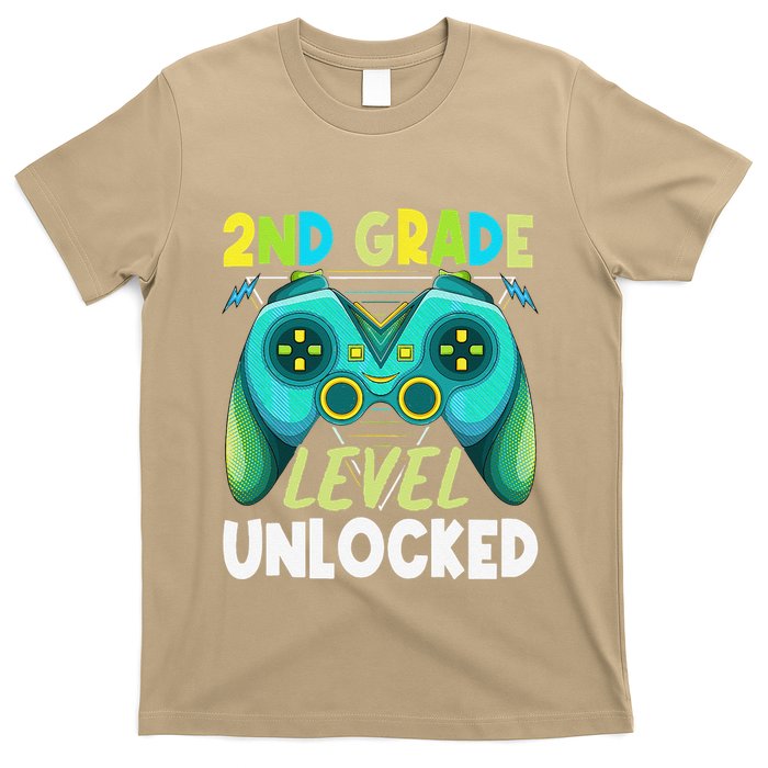 2nd Grade Level Unlocked First Day Back To School T-Shirt