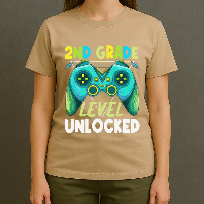 2nd Grade Level Unlocked First Day Back To School T-Shirt