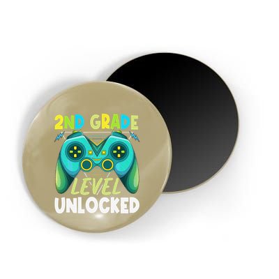 2nd Grade Level Unlocked First Day Back To School Magnet