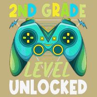 2nd Grade Level Unlocked First Day Back To School Magnet