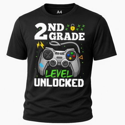 2Nd Grade Level Unlocked Video Game Team Second Grade Gift Performance Shirt