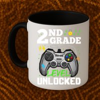 2Nd Grade Level Unlocked Video Game Team Second Grade Gift Mug