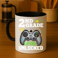 2Nd Grade Level Unlocked Video Game Team Second Grade Gift Mug