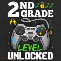 2Nd Grade Level Unlocked Video Game Team Second Grade Gift 11oz C Handle Ceramic Mug