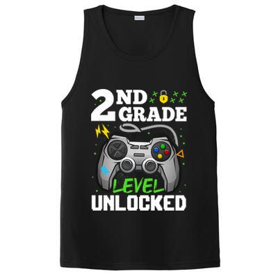 2Nd Grade Level Unlocked Video Game Team Second Grade Gift PosiCharge Competitor Tank