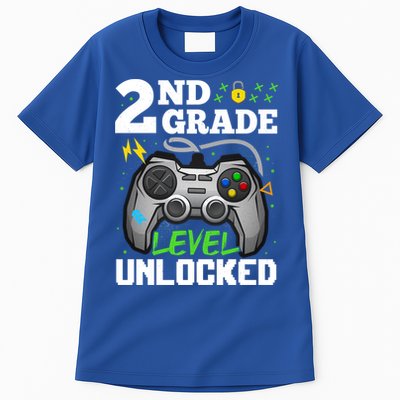 2Nd Grade Level Unlocked Video Game Team Second Grade Gift Tall T-Shirt