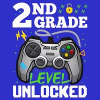2Nd Grade Level Unlocked Video Game Team Second Grade Gift 16 in Basic Backpack