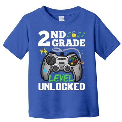 2Nd Grade Level Unlocked Video Game Team Second Grade Gift Toddler T-Shirt