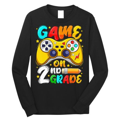 2Nd Grade Level Unlocked Game On 2Nd Grade Back To School Long Sleeve Shirt