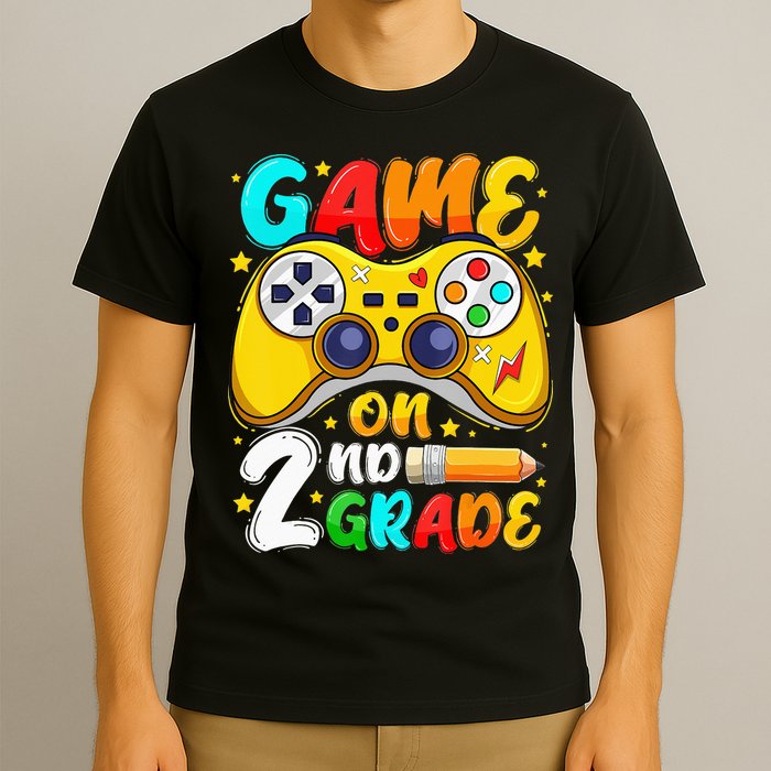 2Nd Grade Level Unlocked Game On 2Nd Grade Back To School T-Shirt