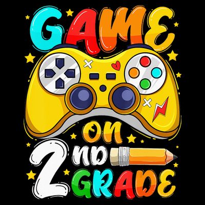 2Nd Grade Level Unlocked Game On 2Nd Grade Back To School T-Shirt